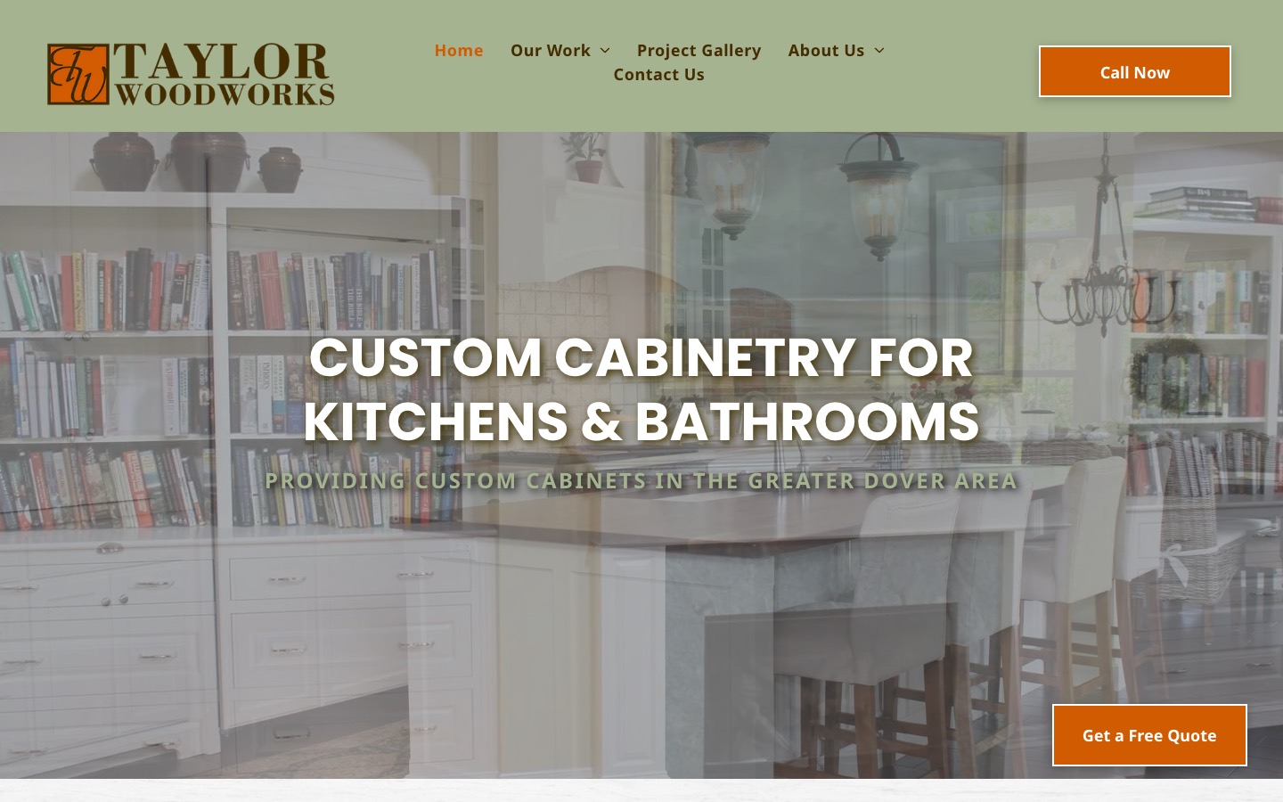 The current homepage